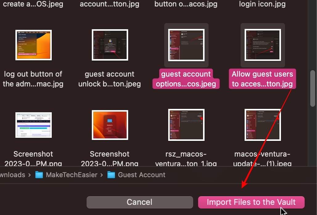 Hide Photos Mac Importing Files On Vault