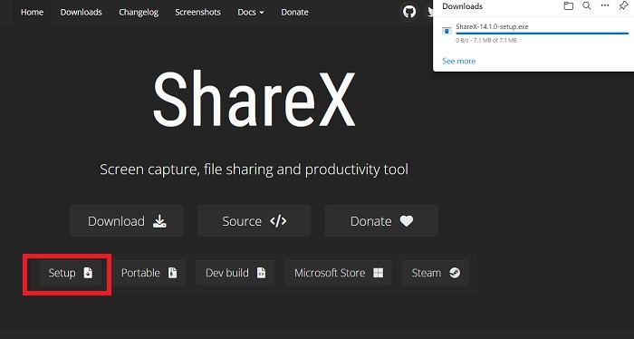 Scrolling Screenshots Windows Apps Sharex Download Setup