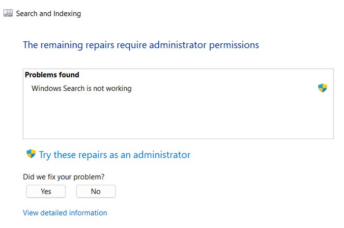 Apply the fixes suggested by the troubleshooter.