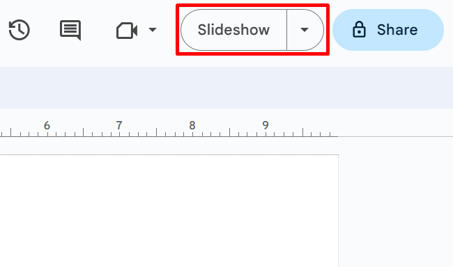 Slideshow Button